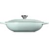 imageLe Creuset Enameled Cast Iron Signature Oval Casserole 375 qt PecheSea Salt