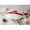 imageLe Creuset Enameled Cast Iron Signature Oval Casserole 375 qt PecheWhite