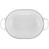 imageLe Creuset Enameled Cast Iron Signature Oval Casserole 375 qt PecheWhite