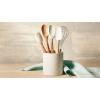 imageLe Creuset Stoneware Signature Straight Wall Utensil Crock 1 qt Sea SaltCerise