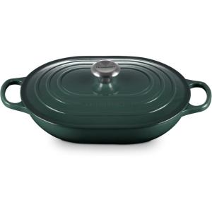 imageLe Creuset Enameled Cast Iron Signature Oval Casserole 375 qt PecheArtichaut
