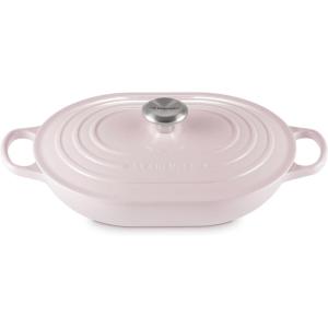 imageLe Creuset Enameled Cast Iron Signature Oval Casserole 375 qt PecheShallot