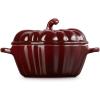 imageLe Creuset Stoneware Figural Pumpkin Petite Cocotte 12 oz LicoriceRhone