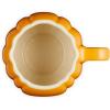 imageLe Creuset Stoneware Pumpkin Mug with Lid 14 oz LicoricePersimmon
