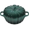 imageLe Creuset Stoneware Figural Pumpkin Petite Cocotte 12 oz LicoriceArtichaut
