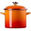 imageLe Creuset Enamel on Steel Traditional Stockpot 12 qt Sea Salt with Stainless Steel KnobFlame