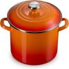 imageLe Creuset Enamel on Steel Traditional Stockpot 12 qt Sea Salt with Stainless Steel KnobFlame