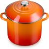 imageLe Creuset Enamel on Steel Traditional Stockpot 12 qt Sea Salt with Stainless Steel KnobFlame