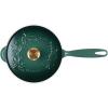 imageLe Creuset Enameled Cast Iron Holly Collection Traditional Saucier 225 qt Coastal Blue with Gold KnobArtichaut