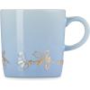 imageLe Creuset Stoneware Holly Collection London Mug 12 Oz Cerise with Gold AppliqueCoastal Blue
