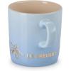 imageLe Creuset Stoneware Holly Collection London Mug 12 Oz Cerise with Gold AppliqueCoastal Blue