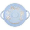 imageLe Creuset Stoneware Holly Collection MIni Round Cocotte 8 oz Coastal Blue with Gold AppliqueCoastal Blue