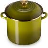 imageLe Creuset Enamel on Steel Traditional Stockpot 12 qt Sea Salt with Stainless Steel KnobOlive