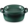 imageLe Creuset Enameled Cast Iron Traditional Oval Doufeu 725 qt Artichaut