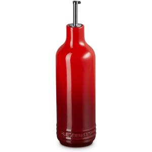 imageLe Creuest Stoneware Signature Oil Cruet 20 oz Cerise