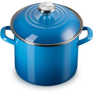 imageLe Creuset Enamel on Steel Traditional Stockpot 12 qt Sea Salt with Stainless Steel KnobMarseille