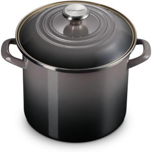 imageLe Creuset Enamel on Steel Traditional Stockpot 12 qt Sea Salt with Stainless Steel KnobOyster