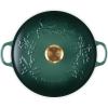 imageLe Creuset Enameled Cast Iron Holly Collection Soup Pot 45 qt Cerise with Gold KnobArtichaut