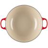 imageLe Creuset Enameled Cast Iron Holly Collection Soup Pot 45 qt Cerise with Gold KnobCerise