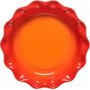 imageLe Creuset Stoneware 9quot Heritage Pie Dish CaribbeanFlame