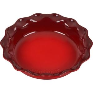 imageLe Creuset Stoneware 9quot Heritage Pie Dish CaribbeanCerise