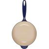 imageLe Creuset Olive Branch Collection Enameled Cast Iron Saucier 225 qt Marseille with Embossed LidIndigo