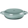 imageLe Creuset Enameled Cast Iron Multifunction Braiser with Grill Pan Lid 35 qt MeringueSea Salt