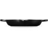 imageLe Creuset Enameled Cast Iron Signature Deep Round Grill 975quot Licorice