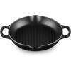 imageLe Creuset Enameled Cast Iron Signature Deep Round Grill 975quot Licorice