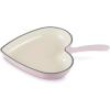 imageLe Creuset Enameled Cast Iron Traditional Heart Skillet 1025quot PecheChiffon Pink