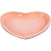 imageLe Creuset Stoneware Heart Shaped Spoon Rest 5quot Chiffon PinkPeche