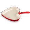 imageLe Creuset Enameled Cast Iron Traditional Heart Skillet 1025quot PecheCerise