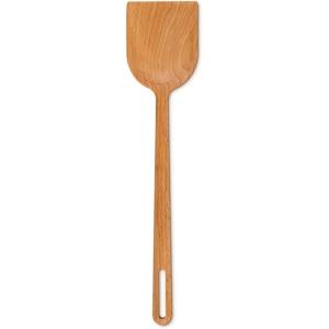 imageLe Creuset Signature Wooden Slotted SpoonScraper Spoon