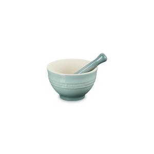 imageLe Creuset Stoneware Mortar ampamp Pestle 10 oz Sea SaltSea Salt
