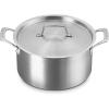 imageLe Creuset Essential Stainless Steel Deep Round Stockpot 625 Qt