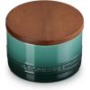 imageLe Creuset Signature Salt Cellar and Storage Canister with Wood Lid 7 oz ShallotArtichaut