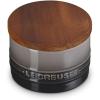 imageLe Creuset Signature Salt Cellar and Storage Canister with Wood Lid 7 oz ShallotOyster