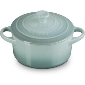 imageLe Creuset Stoneware Mini Round Cocotte 24 oz ShallotSea Salt