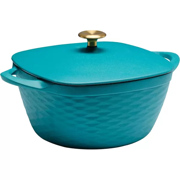 Prisma 7 Qt Enameled Cast Iron Covered Square Dutch Oven 