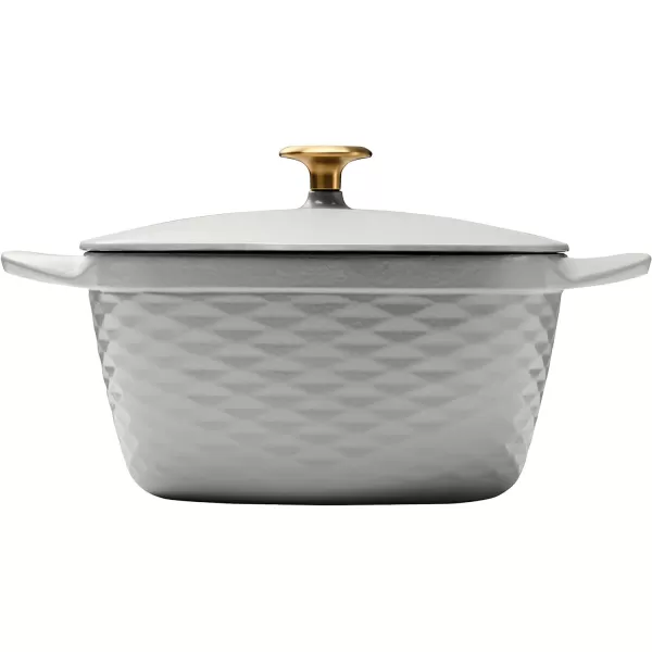 Prisma 7 Qt Enameled Cast Iron Covered Square Dutch Oven 