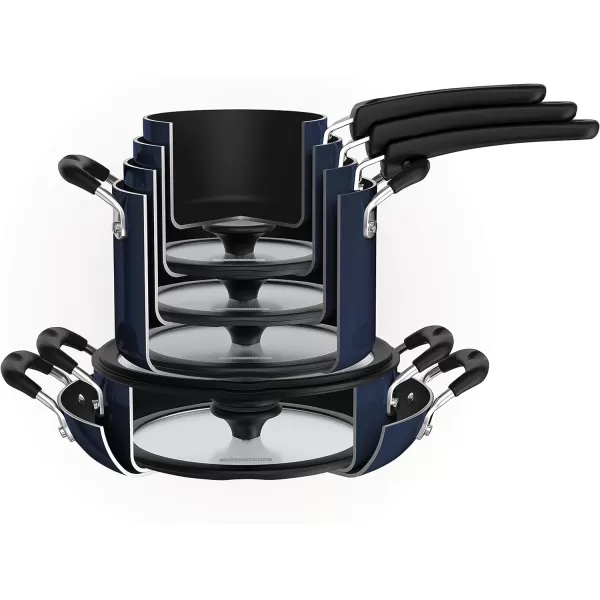 Tramontina Nesting 11 Pc Nonstick Cookware Set - Gray - 80156/043DS