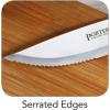 imageTramontina Steak Knife Set Stainless Steel 8Piece Dark Walnut 80000545DS