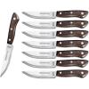 imageTramontina Steak Knife Set Stainless Steel 8Piece Dark Walnut 80000545DS