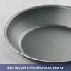 image18 Piece Nonstick Cookware Set  Gray  Aluminum Construction Dishwasher Safe Compatible with Gas Electric Ceramic Cooktops  Includes Saut Pans Griddle Dutch Oven Cooking Utensils