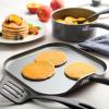 image18 Piece Nonstick Cookware Set  Gray  Aluminum Construction Dishwasher Safe Compatible with Gas Electric Ceramic Cooktops  Includes Saut Pans Griddle Dutch Oven Cooking Utensils