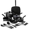 imageTramontina 15 pc Aluminum Nonstick Cookware Set with Utensils  Silver 80143035DSStorm