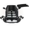 imageTramontina Aluminum Non Stick 6Piece Nesting Sauce Pan Set with Lids  Gray Kitchen Nonstick Cookware Set Dishwasher and Oven SafeGray