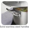 imageTramontina Covered Dutch Oven ProLine Stainless Steel 9Quart 80117576DS