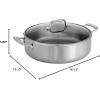 imageTramontina Covered Sauce Pan 2 Qt 80116033DSBraiser