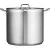 imageTramontina Covered Stock Pot Gourmet Stainless Steel 16Quart 80120001DS24 Qt